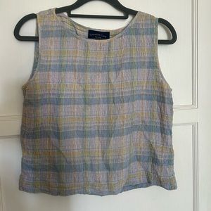 pastel colored summer tank top